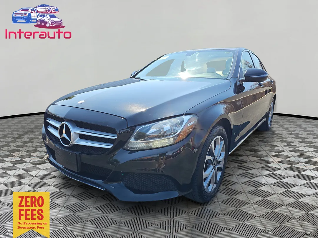 Black 2017 Mercedes-Benz C-Class C 300 4MATIC Sedan 4D for sale in Plainville, MA
