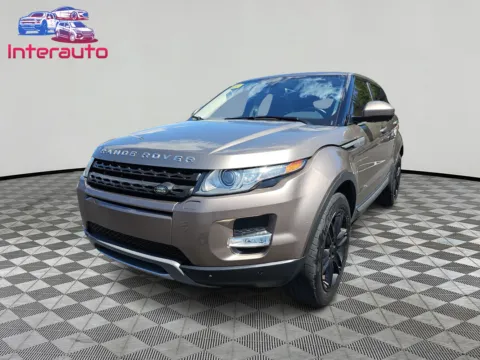 Brown 2015 Land Rover Range Rover Evoque Pure Premium Sport Utility 4D for sale in Plainville, MA