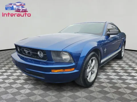 Blue 2008 Ford Mustang Deluxe Coupe 2D for sale in Plainville, MA