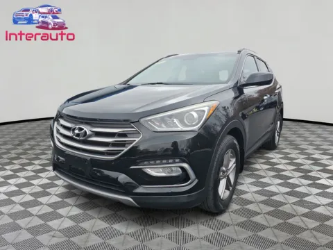 Black 2017 Hyundai Santa Fe Sport Sport Utility 4D for sale in Plainville, MA