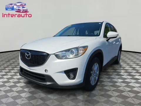 White 2014 MAZDA CX-5 Touring Sport Utility 4D for sale in Plainville, MA