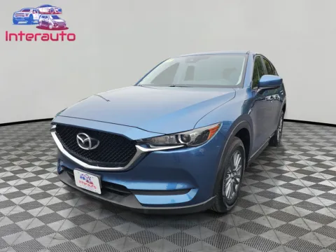 Blue 2017 MAZDA CX-5 Touring Sport Utility 4D for sale in Plainville, MA