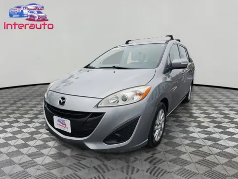 Gray 2015 MAZDA MAZDA5 Sport Minivan 4D for sale in Plainville, MA