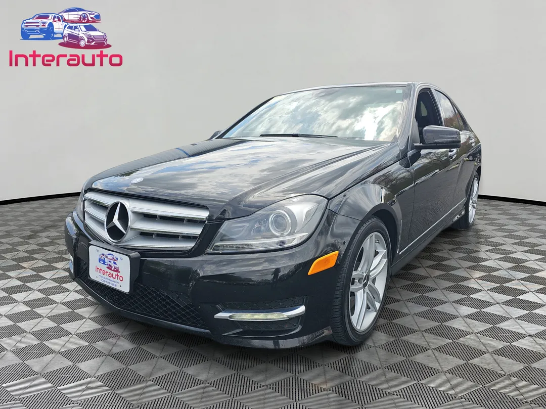 Black 2013 Mercedes-Benz C-Class C 300 4MATIC Luxury Sedan 4D for sale in Plainville, MA