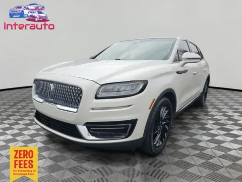 White 2019 Lincoln Nautilus Reserve Sport Utility 4D for sale in Plainville, MA