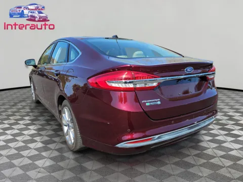 Another view of 2017 Ford Fusion Energi Plug-In Hybrid SE Luxury Sedan 4D for sale in Plainville, MA at Interauto