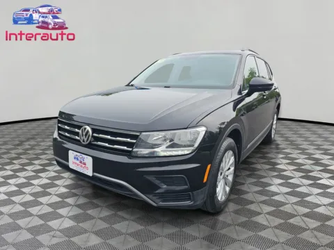 Black 2018 Volkswagen Tiguan 2.0T SE 4MOTION Sport Utility 4D for sale in Plainville, MA