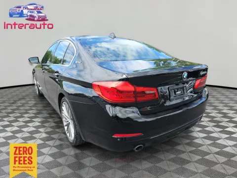 Another view of 2018 BMW 5 Series 530e xDrive iPerformance Sedan 4D for sale in Plainville, MA at Interauto