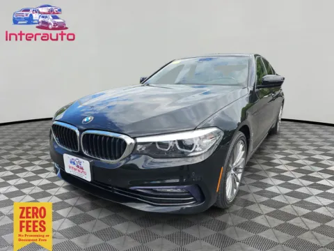Black 2018 BMW 5 Series 530e xDrive iPerformance Sedan 4D for sale in Plainville, MA