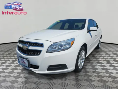 White 2013 Chevrolet Malibu LT Sedan 4D for sale in Plainville, MA