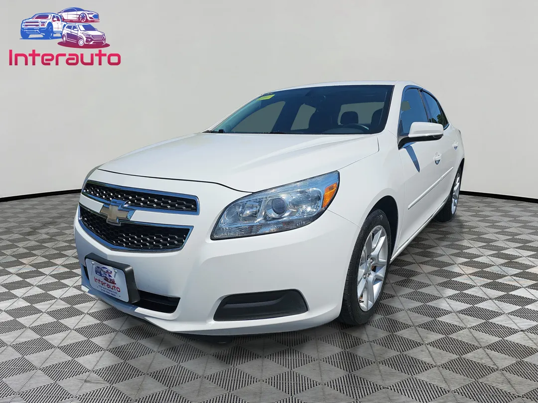 White 2013 Chevrolet Malibu LT Sedan 4D for sale in Plainville, MA