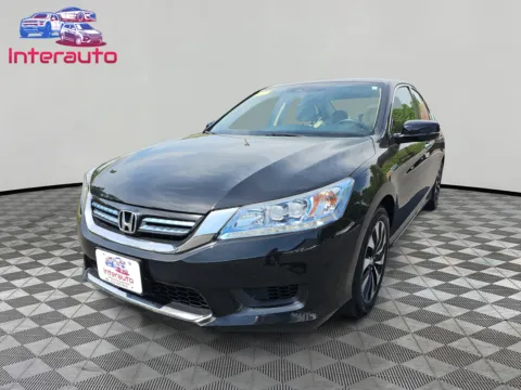 Black 2014 Honda Accord Hybrid Touring Sedan 4D for sale in Plainville, MA