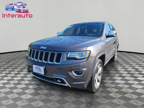 Gray 2014 Jeep Grand Cherokee Overland Sport Utility 4D for sale in Plainville, MA
