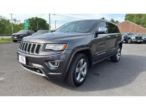 Gray 2014 Jeep Grand Cherokee Overland Sport Utility 4D for sale in Plainville, MA