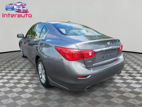 Another view of 2015 INFINITI Q50 3.7 Premium Sedan 4D for sale in Plainville, MA at Interauto