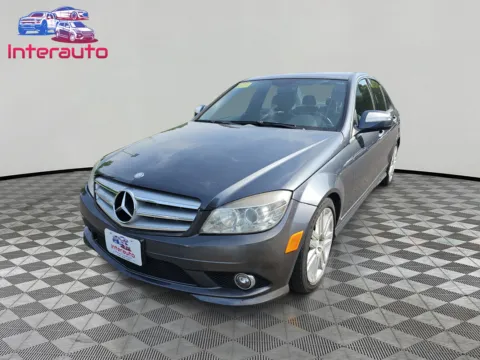 Gray 2009 Mercedes-Benz C-Class C 300 4MATIC Luxury Sedan 4D for sale in Plainville, MA