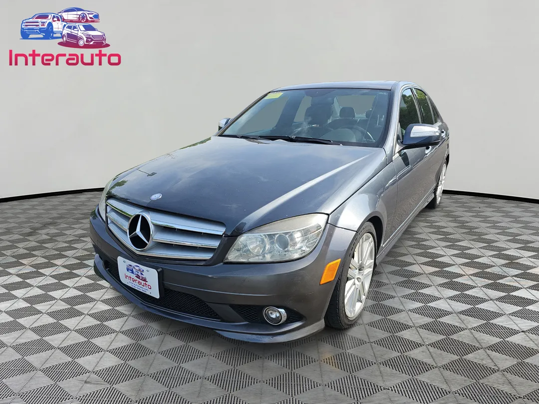 Gray 2009 Mercedes-Benz C-Class C 300 4MATIC Luxury Sedan 4D for sale in Plainville, MA