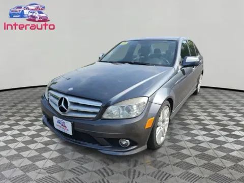 Gray 2009 Mercedes-Benz C-Class C 300 4MATIC Luxury Sedan 4D for sale in Plainville, MA