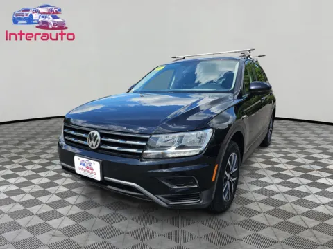 Black 2019 Volkswagen Tiguan 2.0T SE 4MOTION Sport Utility 4D for sale in Plainville, MA