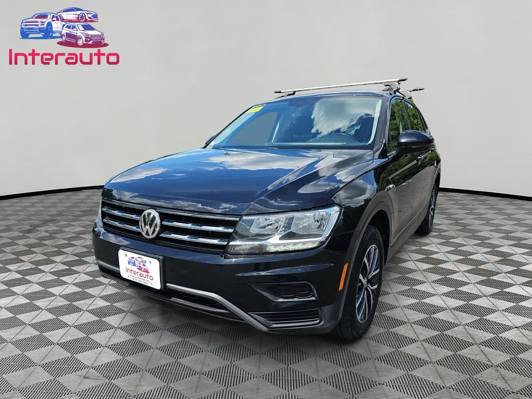 Black 2019 Volkswagen Tiguan 2.0T SE 4MOTION Sport Utility 4D for sale in Plainville, MA
