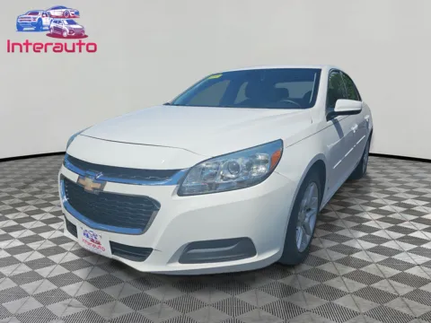 White 2015 Chevrolet Malibu LT Sedan 4D for sale in Plainville, MA