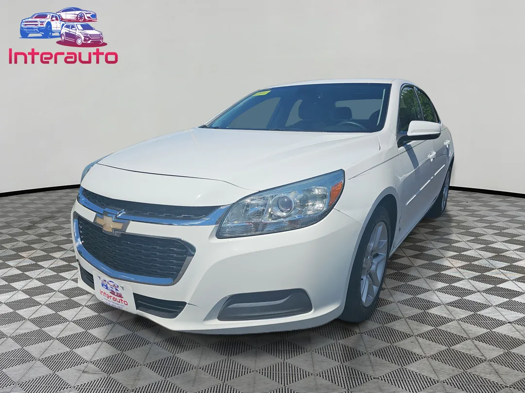White 2015 Chevrolet Malibu LT Sedan 4D for sale in Plainville, MA