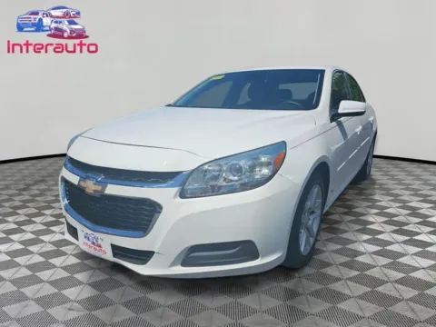 White 2015 Chevrolet Malibu LT Sedan 4D for sale in Plainville, MA