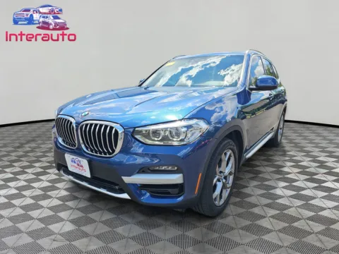 Blue 2020 BMW X3 xDrive30i Sport Utility 4D for sale in Plainville, MA