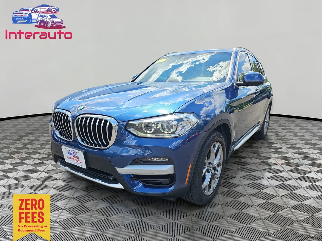 Blue 2020 BMW X3 xDrive30i Sport Utility 4D for sale in Plainville, MA