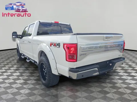 Another view of 2016 Ford F-150 SuperCrew Cab Platinum Pickup 4D 6 1/2 ft for sale in Plainville, MA at Interauto
