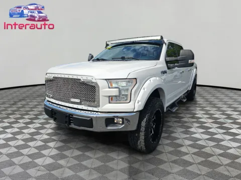 White 2016 Ford F-150 SuperCrew Cab Platinum Pickup 4D 6 1/2 ft for sale in Plainville, MA