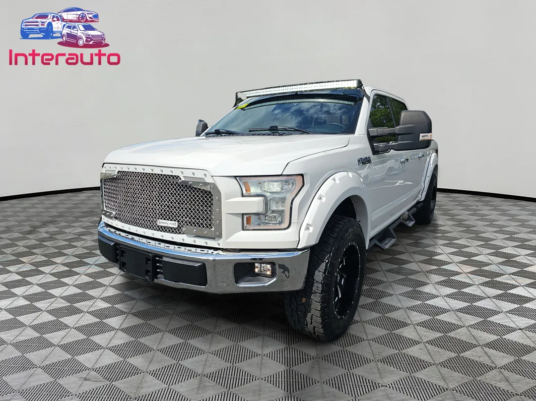White 2016 Ford F-150 SuperCrew Cab Platinum Pickup 4D 6 1/2 ft for sale in Plainville, MA
