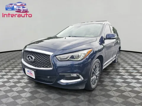 Black 2019 INFINITI QX60 LUXE Sport Utility 4D for sale in Plainville, MA