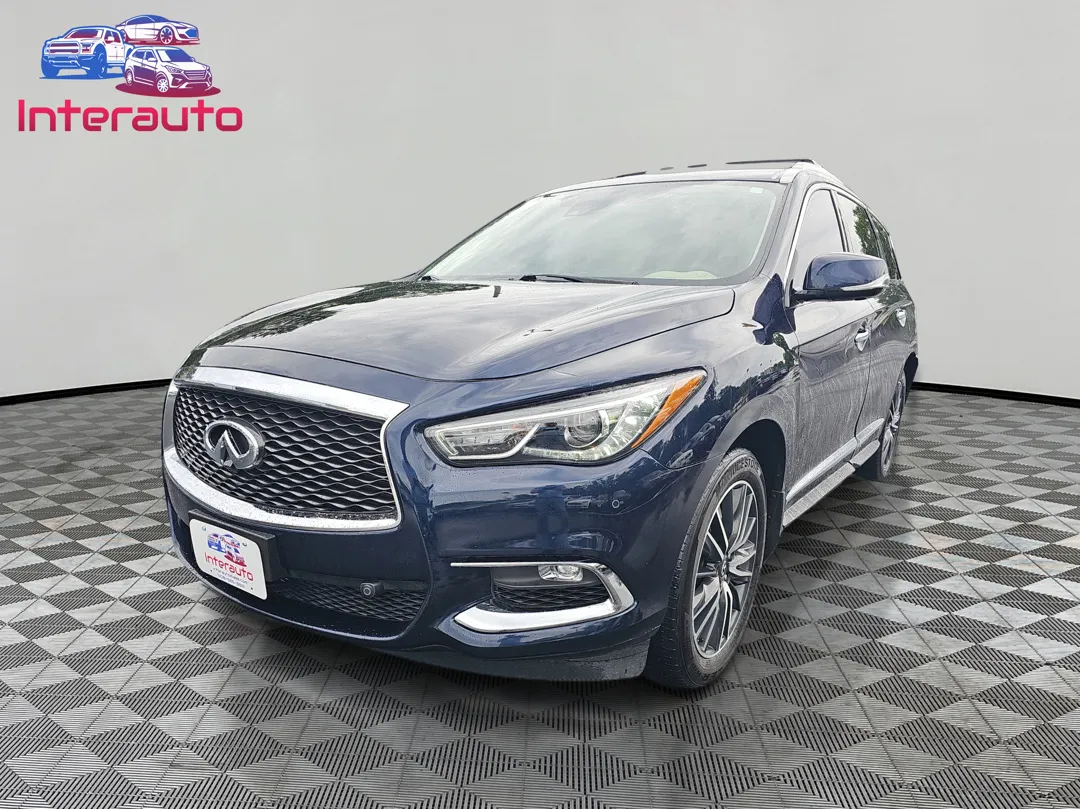 Black 2019 INFINITI QX60 LUXE Sport Utility 4D for sale in Plainville, MA
