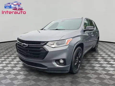 Gray 2018 Chevrolet Traverse Premier Sport Utility 4D for sale in Plainville, MA