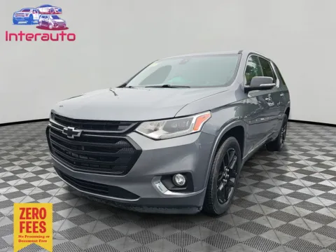 Gray 2018 Chevrolet Traverse Premier Sport Utility 4D for sale in Plainville, MA