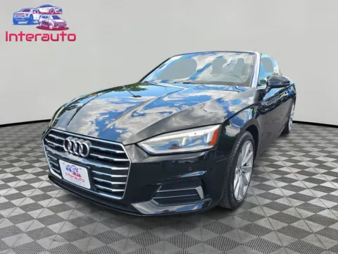 Black 2018 Audi A5 Premium Plus Cabriolet 2D for sale in Plainville, MA
