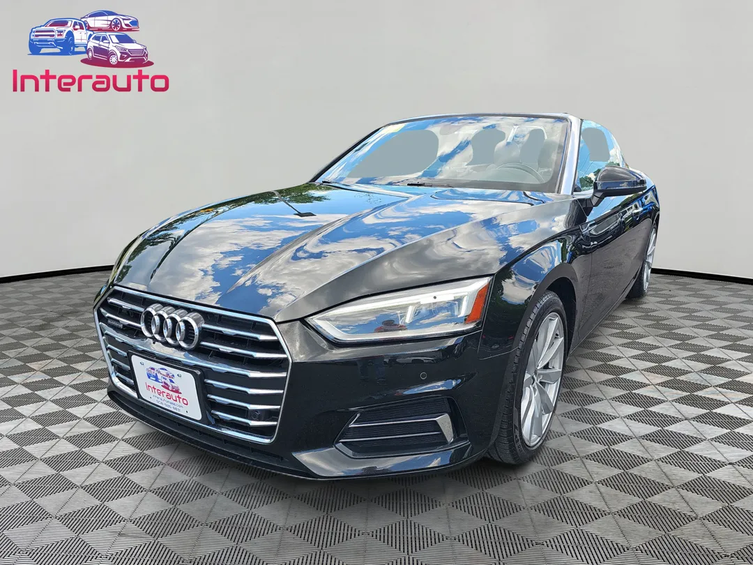 Black 2018 Audi A5 Premium Plus Cabriolet 2D for sale in Plainville, MA