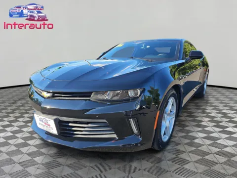 Black 2016 Chevrolet Camaro LT Coupe 2D for sale in Plainville, MA