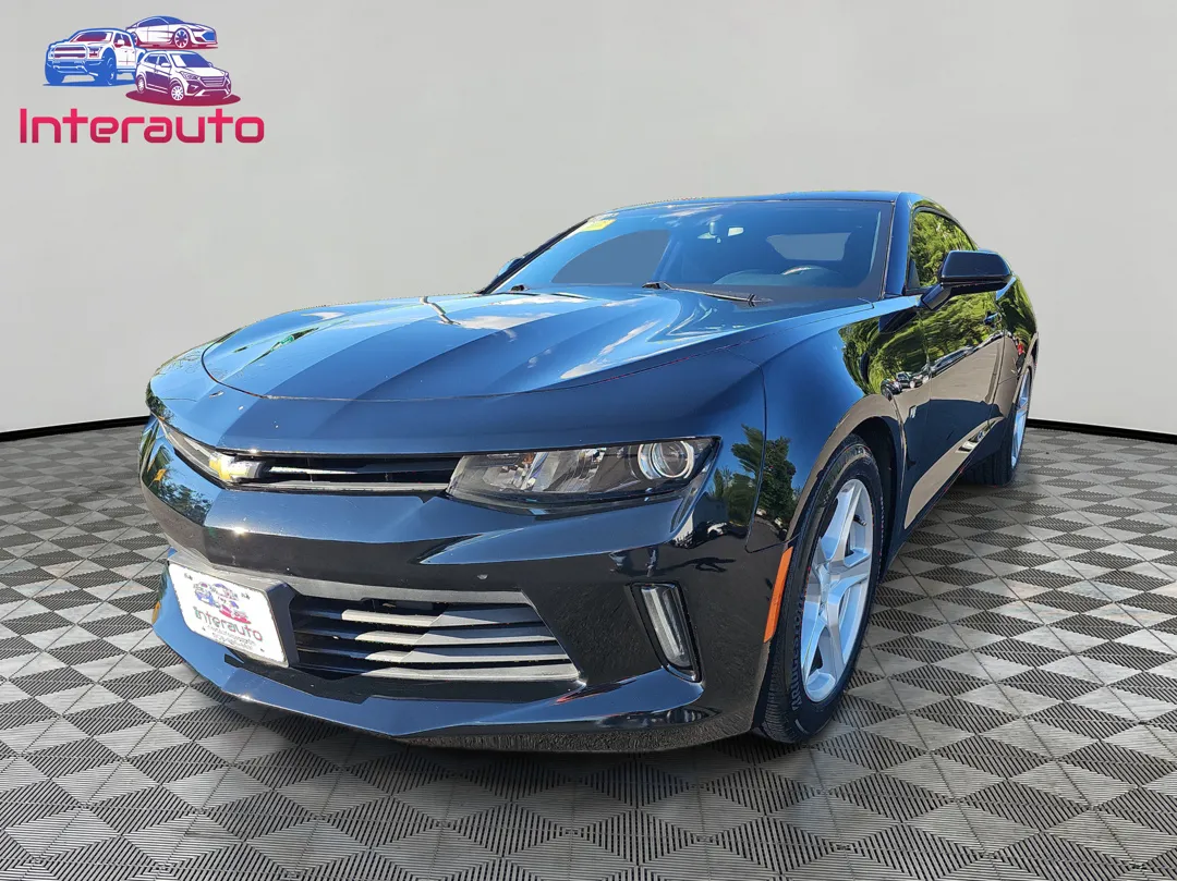 Black 2016 Chevrolet Camaro LT Coupe 2D for sale in Plainville, MA