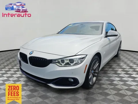 White 2017 BMW 4 Series 430i xDrive Coupe 2D for sale in Plainville, MA