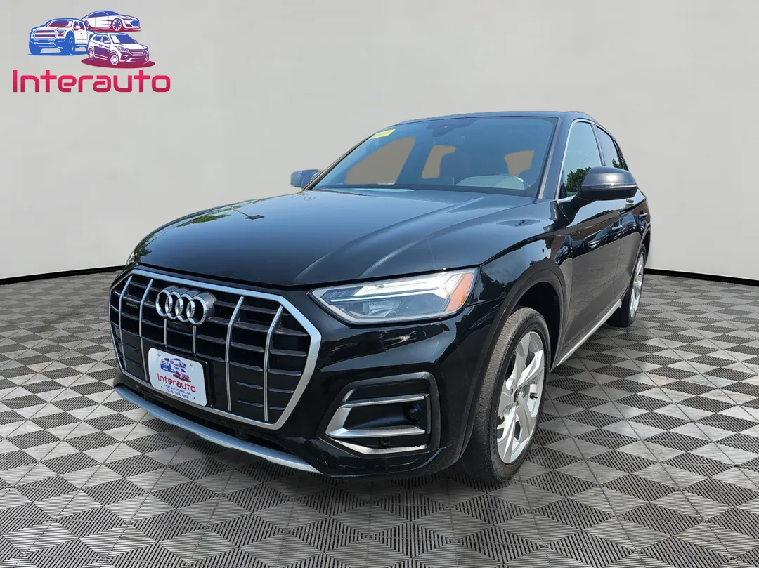 Black 2021 Audi Q5 45 TFSI Premium Plus Sport Utility 4D for sale in Plainville, MA