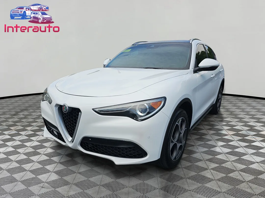 White 2018 Alfa Romeo Stelvio Ti Sport Utility 4D for sale in Plainville, MA