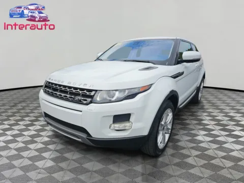 White 2012 Land Rover Range Rover Evoque Coupe Pure Sport Utility 2D for sale in Plainville, MA