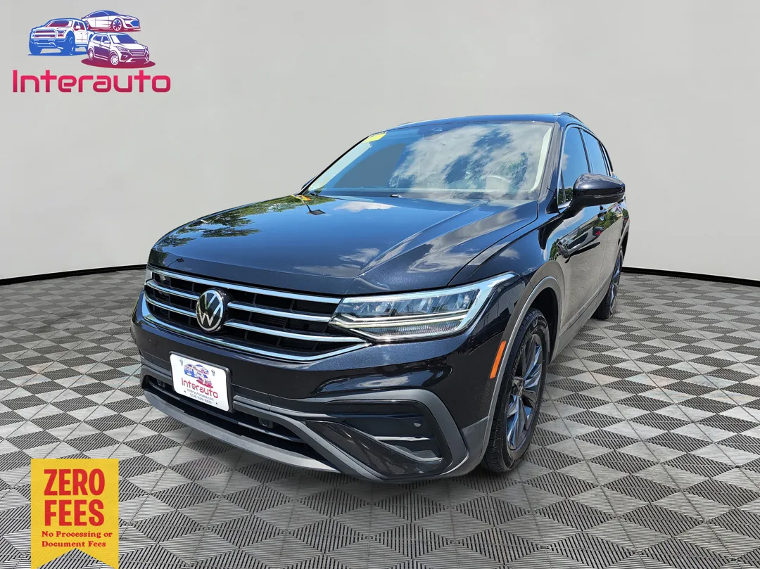 Black 2022 Volkswagen Tiguan SE 4MOTION Sport Utility 4D for sale in Plainville, MA