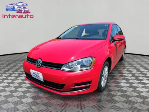 Red 2016 Volkswagen Golf TSI S Hatchback Sedan 4D for sale in Plainville, MA