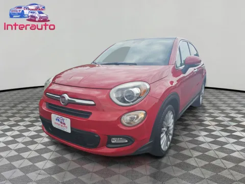 Red 2016 FIAT 500X Lounge Sport Utility 4D for sale in Plainville, MA