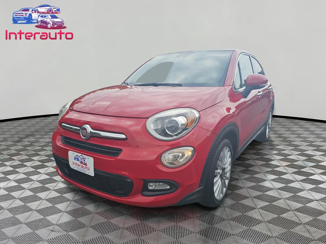 Red 2016 FIAT 500X Lounge Sport Utility 4D for sale in Plainville, MA