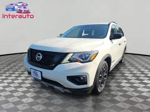 White 2019 Nissan Pathfinder SV Sport Utility 4D for sale in Plainville, MA