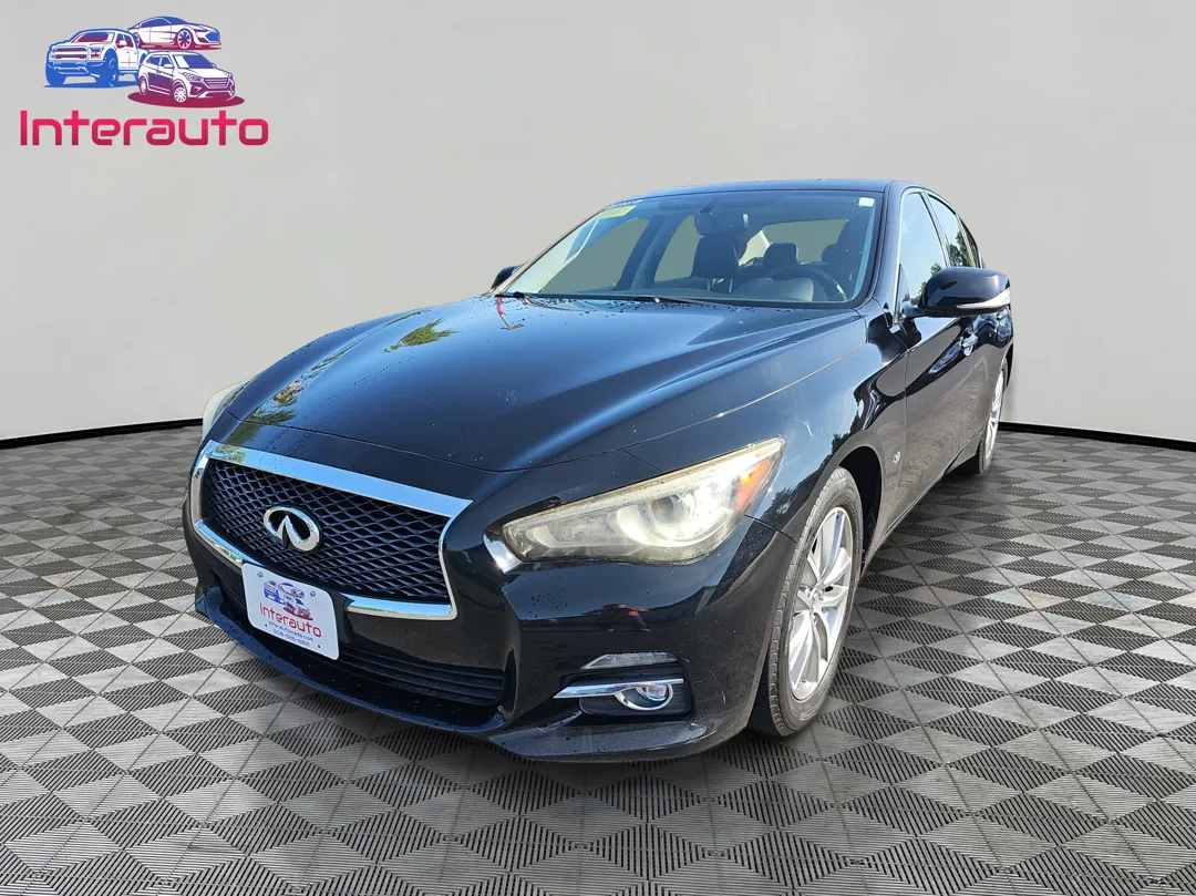 Black 2014 INFINITI Q50 3.7 Premium Sedan 4D for sale in Plainville, MA